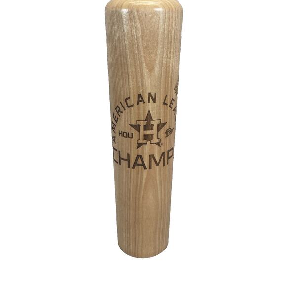 2019 World Series Houston Astros Dugout Mug MLB Champs Bat Beverage Wood Mug - Picture 1 of 8